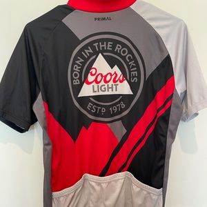 Coors men’s size large cycling jersey